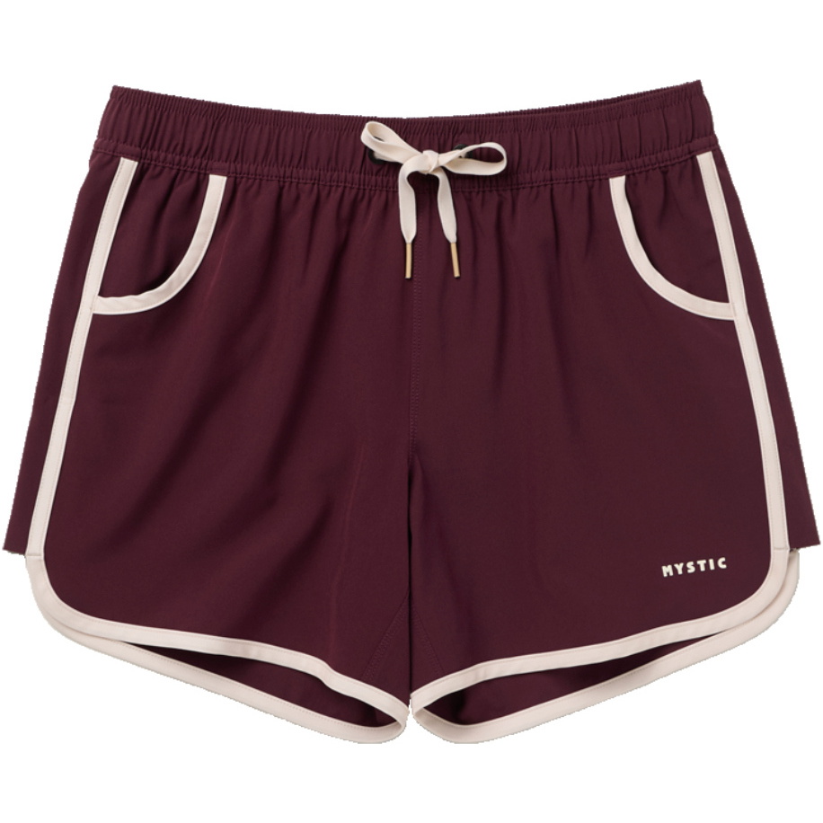 2026 Mystic Womens Tora Boardshort 35127.25061 - Oxblood Red